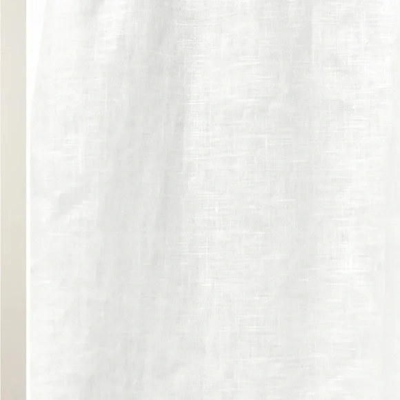 New Reformation Holt Linen Dress in White - Picture 4 of 14